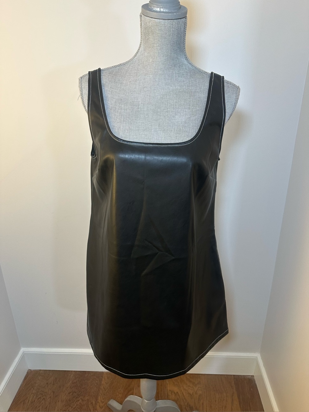 ASOS design mini leather dress size 8